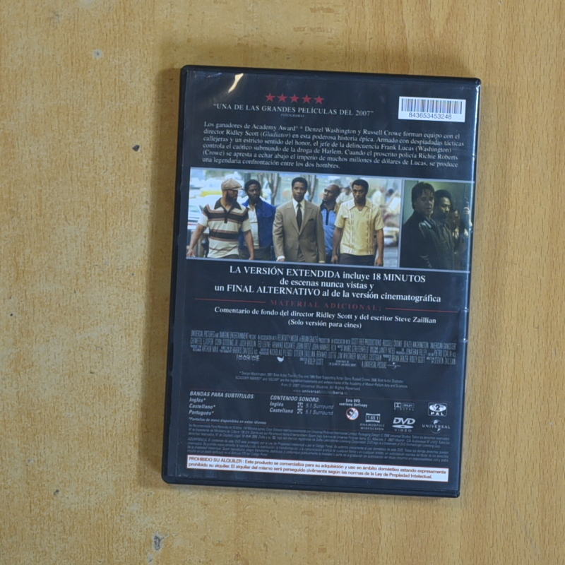 AMERICAN GANGSTER - DVD