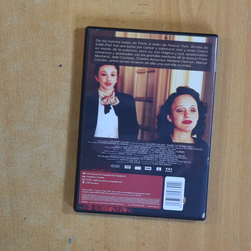 LA VIDA EN ROSA - DVD