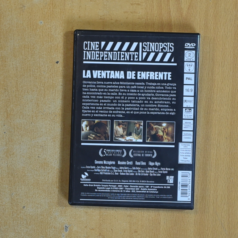 LA VENTANA DE ENFRENTE - DVD
