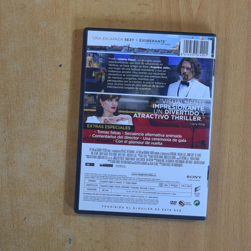 THE TOURIST - DVD