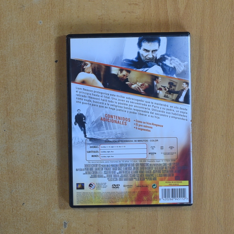 VENGANZA - DVD
