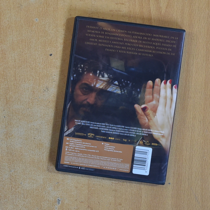 EL SECRETO DE SUS OJOS - DVD