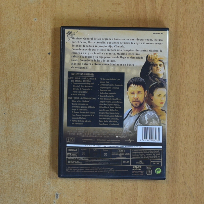 GLADIATOR - DVD