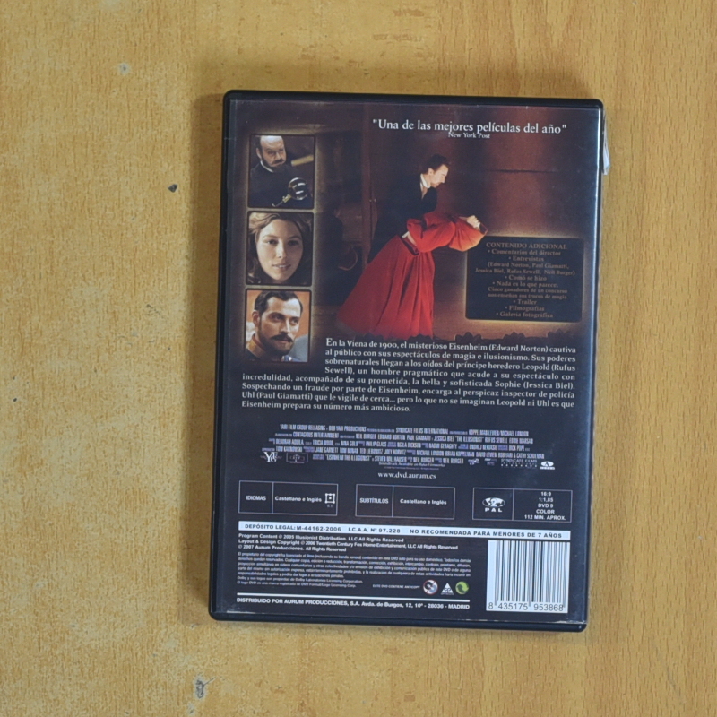 EL ILUSIONISTA - DVD