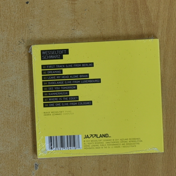 WESSELTOFT / SCHWARZ - DUO - CD