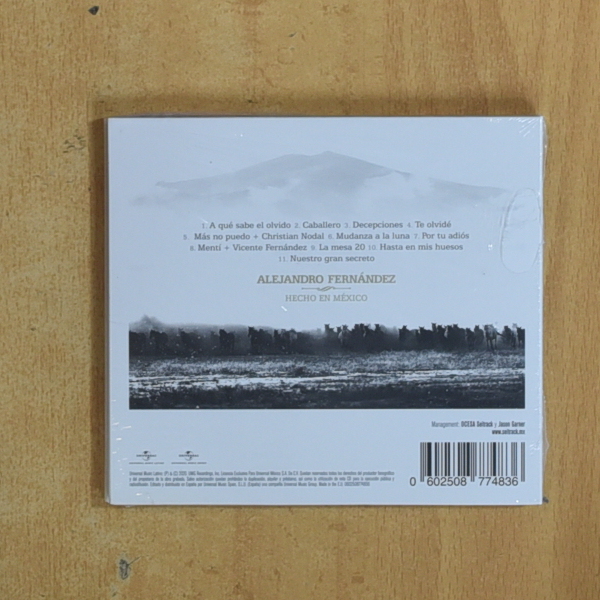 ALEJANDRO FERNANDEZ - HECHO EN MEXICO - CD