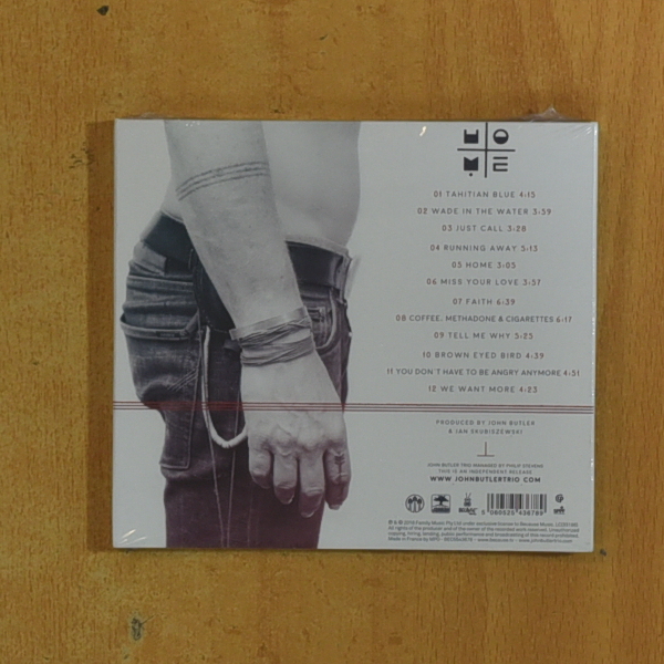 JOHN BUTLER TRIO - HOME NOUVEL ALBUM - CD