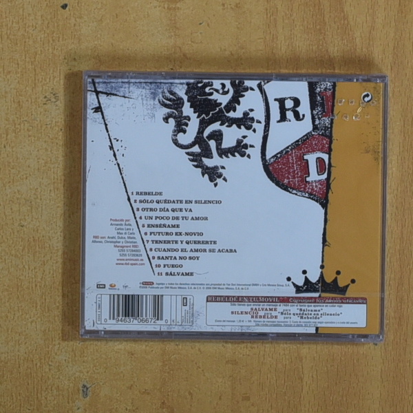 REBELDE - REBELDE - CD