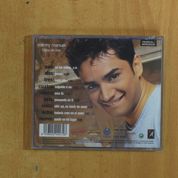 MANNU MANUEL - LLENO DE VIDA - CD