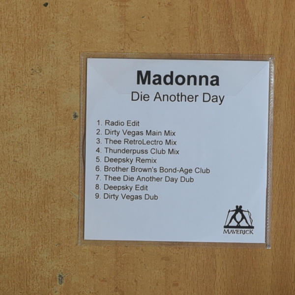 MADONNA - DIE ANOTHER DAY - CDR SINGLE
