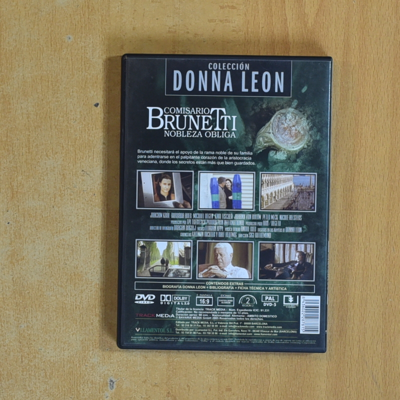COMISARIO BRUNETTI NOBLEZA OBLIGA - DVD