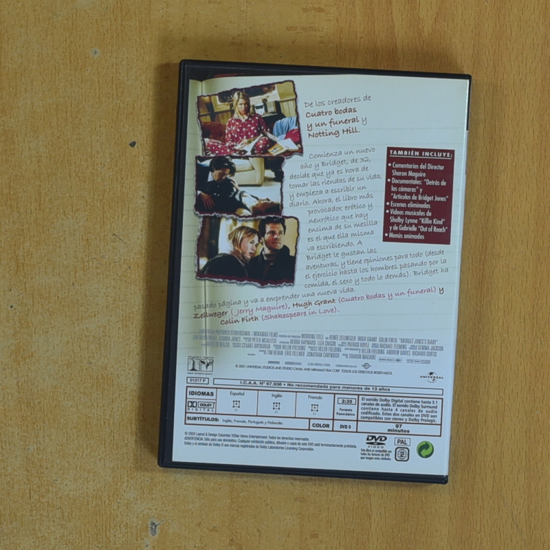 EL DIARIO DE BRIDGET JONES - DVD