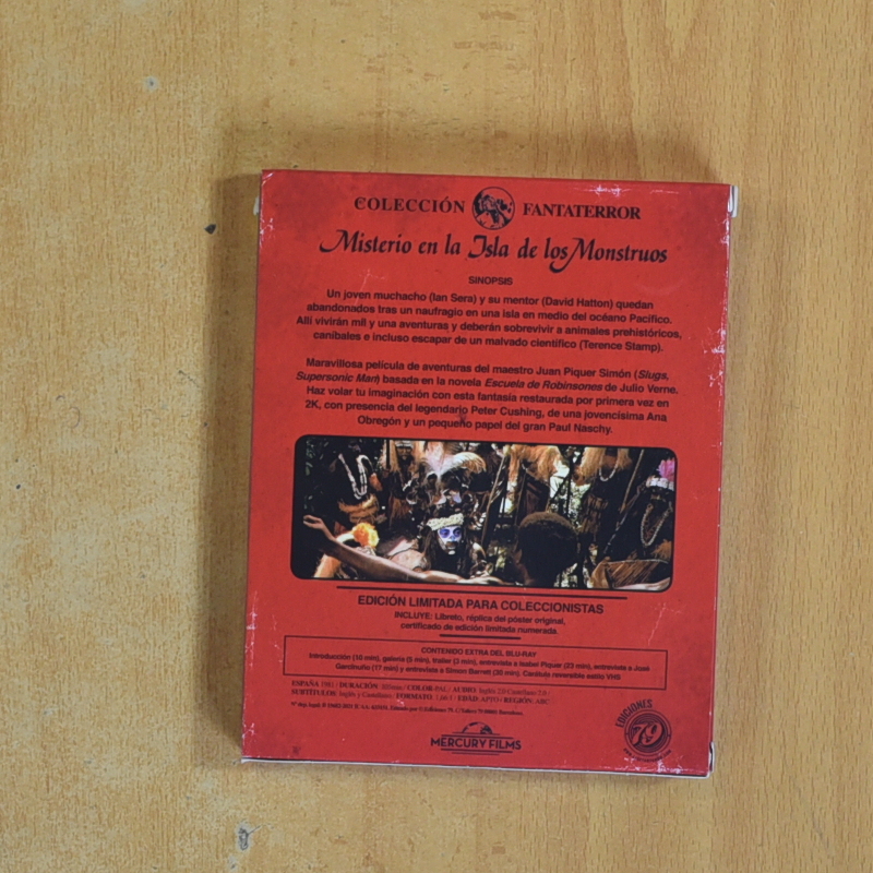 MISTERIO EN LA ISLA DE LOS MONSTRUOS - BLURAY