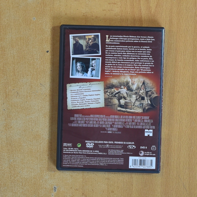 COLD MOUNTAIN - DVD