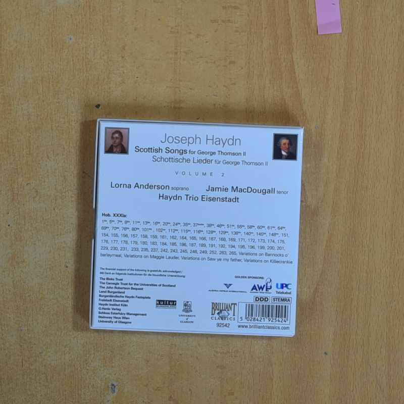 HAYDN - SCOTTISH SONGS - CD