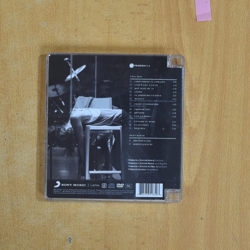 THALIA - EN PRIMERA FILA - CD