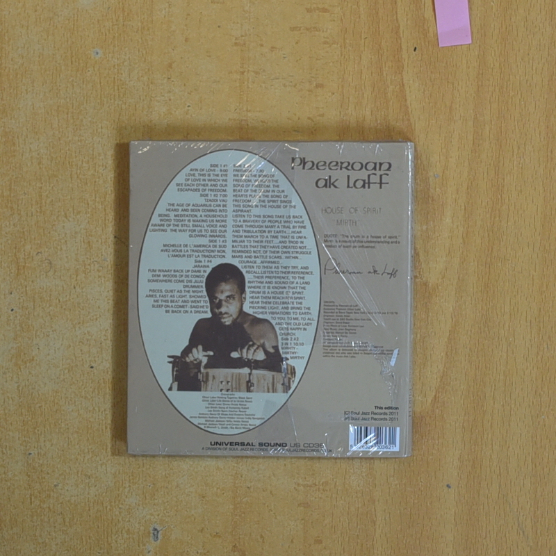 PHEEROAN AK LAFF - HOUSE OF SPIRIT MIRTH - CD
