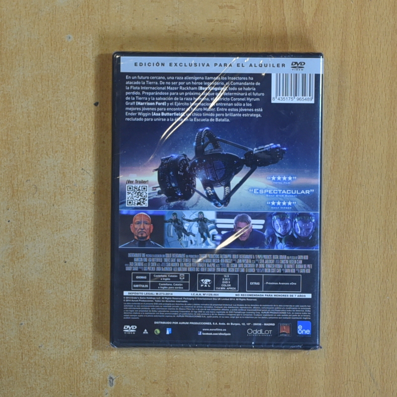 EL JUEGO DE ENDER - DVD