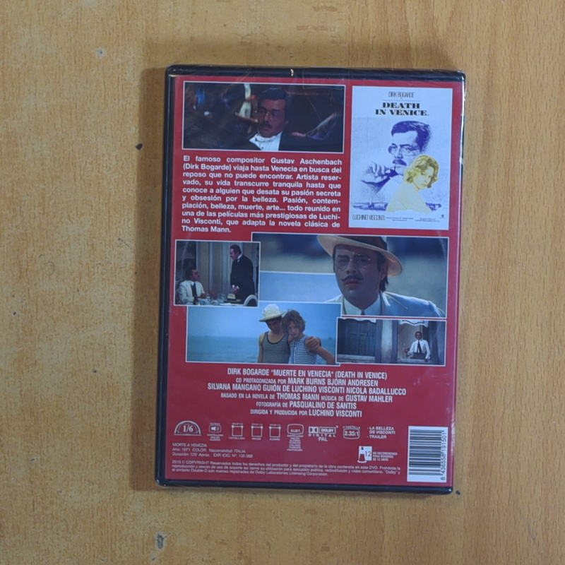 MUERTE EN VENECIA - DVD