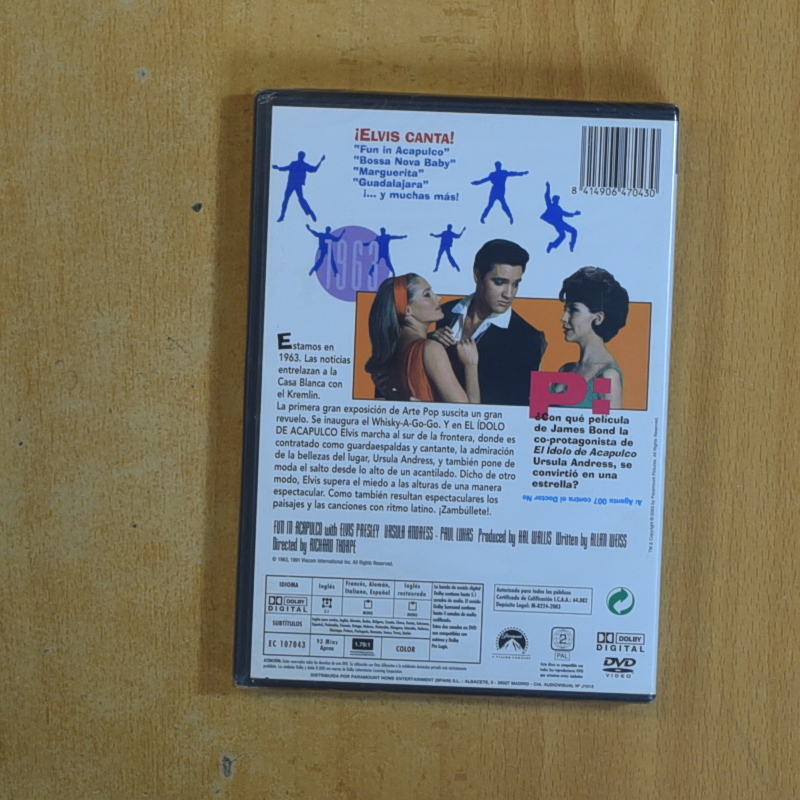 EL IDOLO DE ACAPULCO - DVD