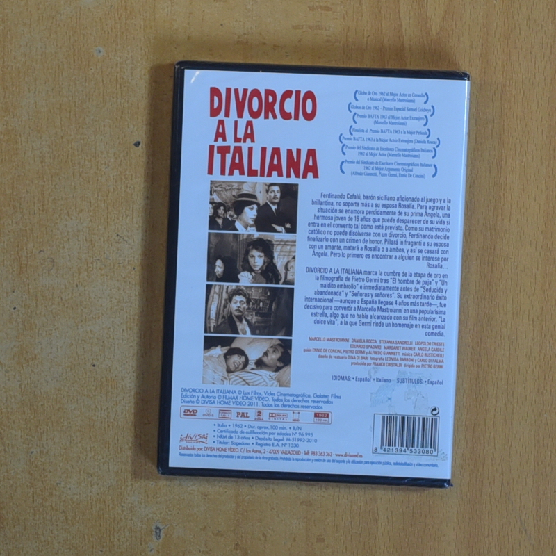 DIVORCIO A LA ITALIANA - DVD