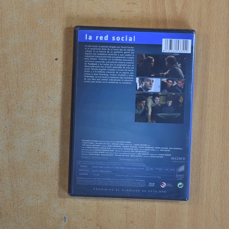 LA RED SOCIAL - DVD