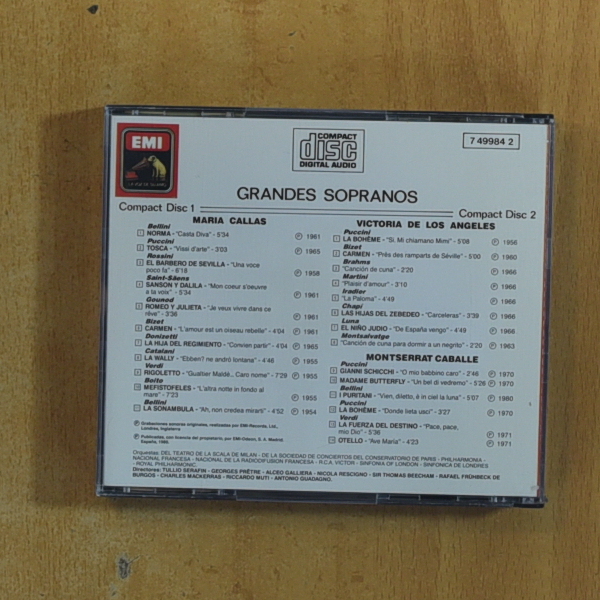 VARIOS - GRANDES SOPRANOS - CD