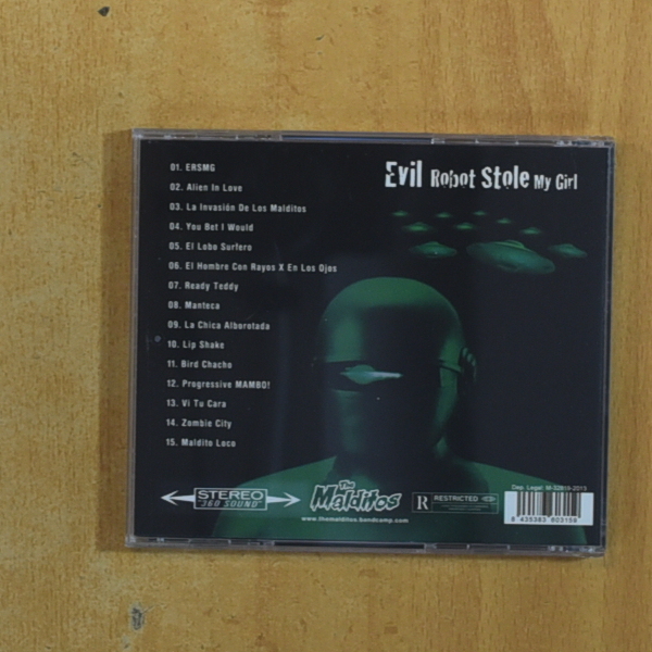 THE MALDITOS - EVIL ROBOT STOLE MY GIRL - CD