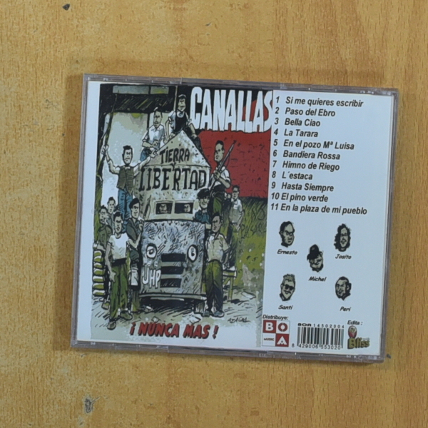 CANALLAS - NUNCA MAS - CD