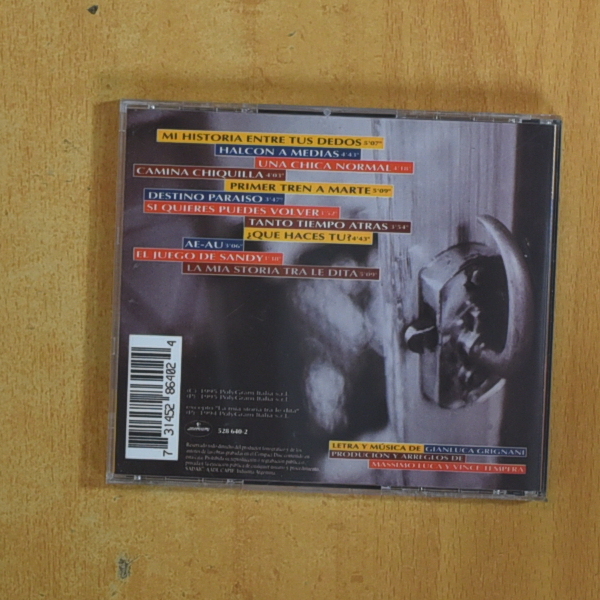 GIANLUCA GRIGNANI - DESTINO PARAISO - CD