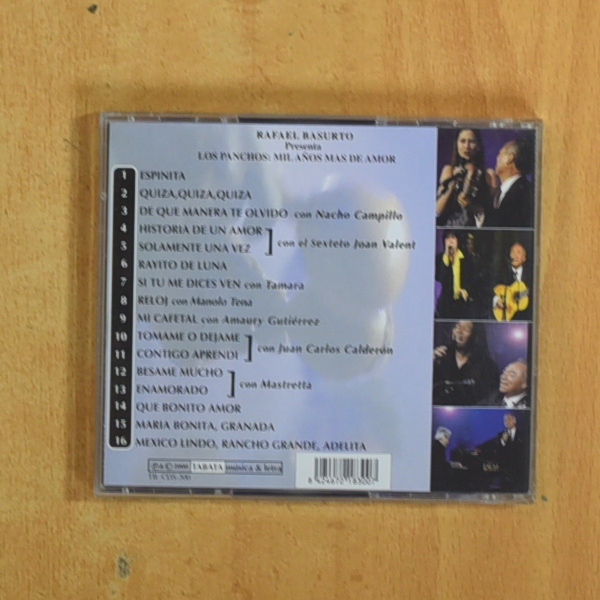 LOS PANCHOS - MIL AÑOS MAS DE AMOR - CD
