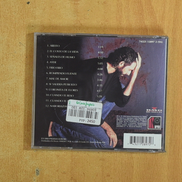 JUAN LUIS GUERRA - AREITO - CD