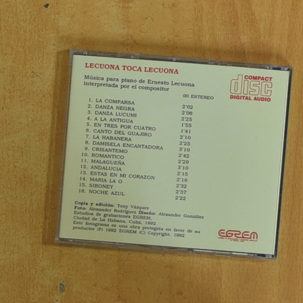 LEUCONA - TOCA LEUCONA - CD
