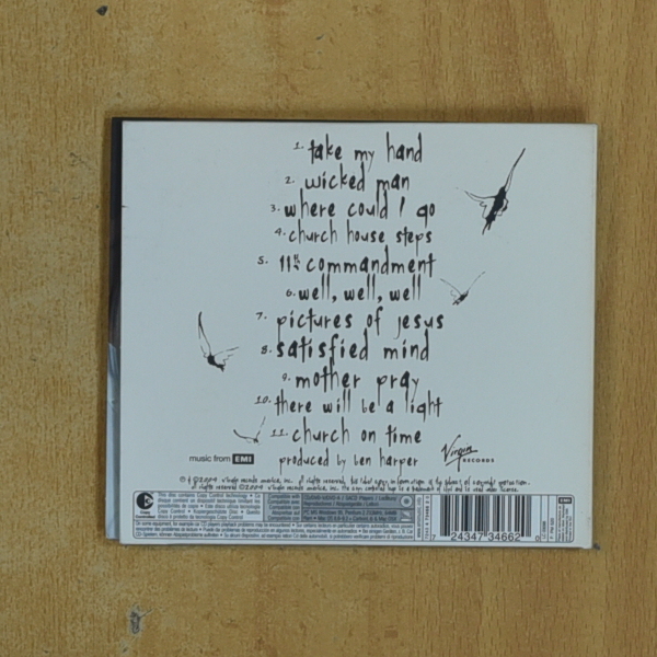 BEN HARPER AND THE BLIND BOYS OF ALABAMA - THERE WILL BE A LIGHT - CD