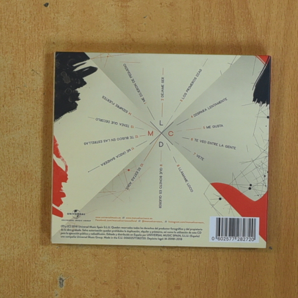 MANUEL CARRASCO - LA CRUZ DEL MAPA - CD