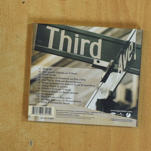 JJ MILTEAU - BLUE 3 - CD