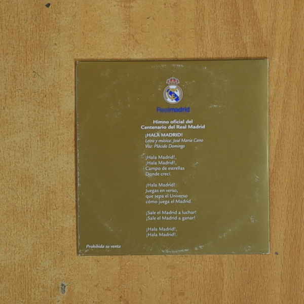 VARIOS - REAL MADRID HIMNO DEL CENTENARIO - CD