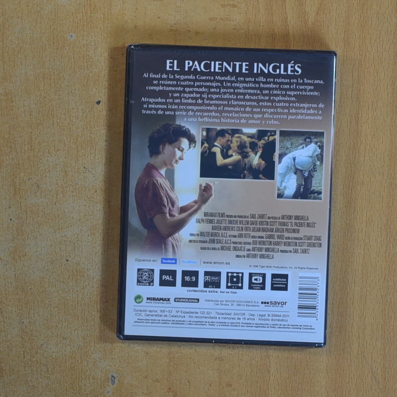 EL PACIENTE INGLES - DVD