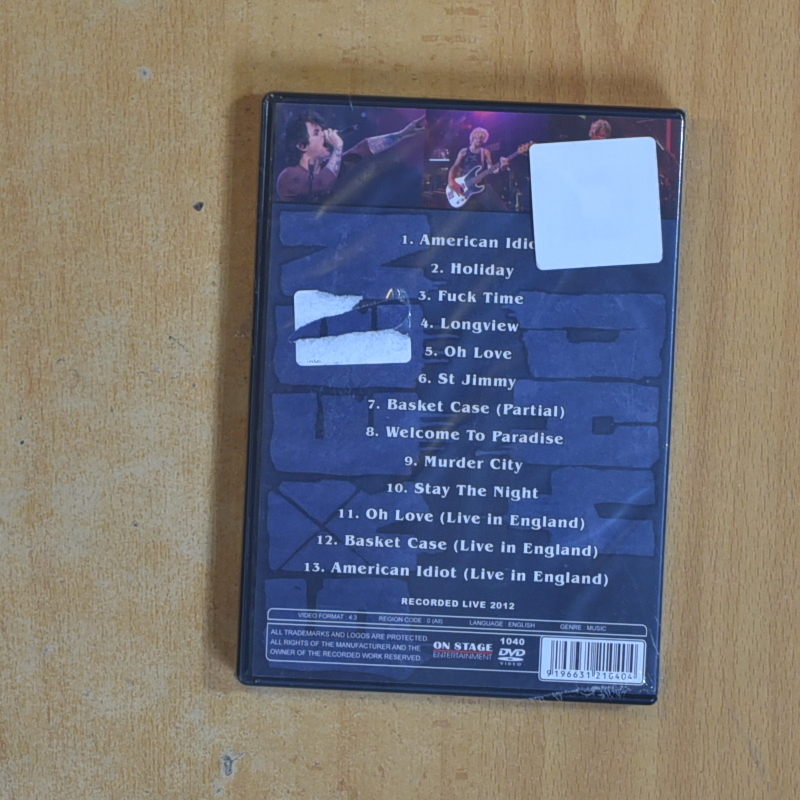 GREEN DAY - STAY THE NIGHT - DVD