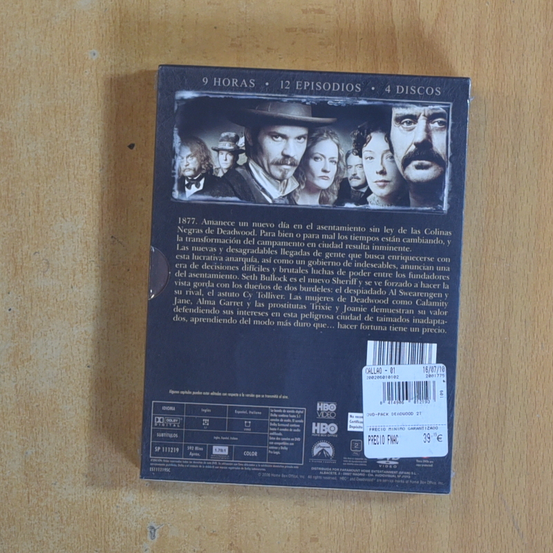 DEADWOOD - SEGUNDA TEMPORADA - DVD