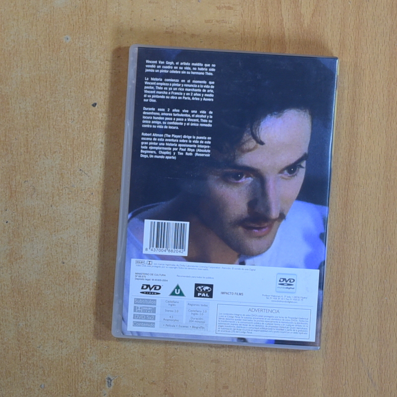 VINCENT Y THEO - DVD