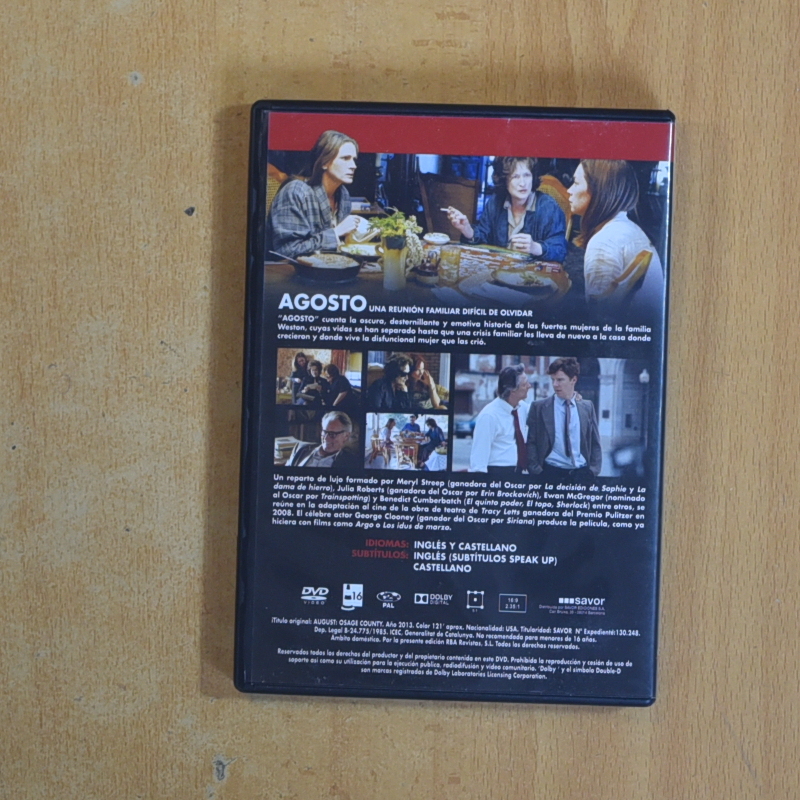 AGOSTO - DVD