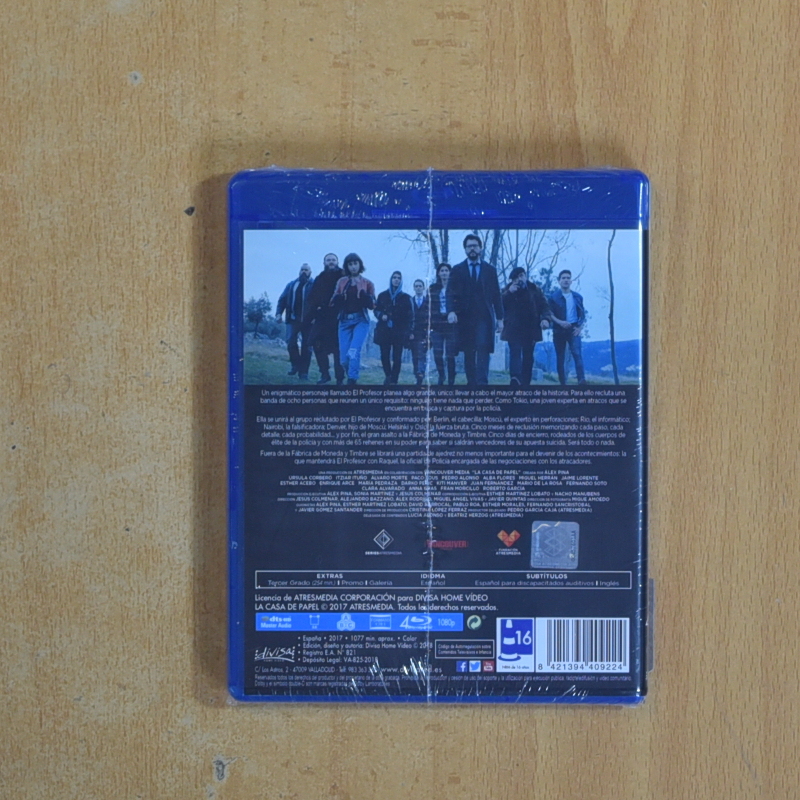 LA CASA DE PAPEL - SERIE COMPLETA - BLURAY
