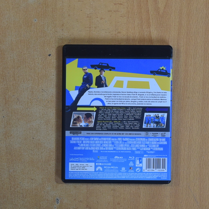 ATRAPAME SI PUEDES 4K - BLURAY