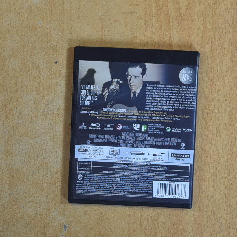 EL HALCON MALTES 4K - BLURAY - Envío rápido y bien embalado