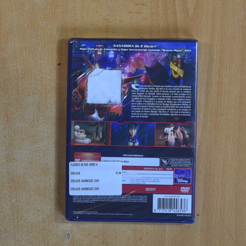 BIG HERO 6 - DVD - Envío rápido y bien embalado