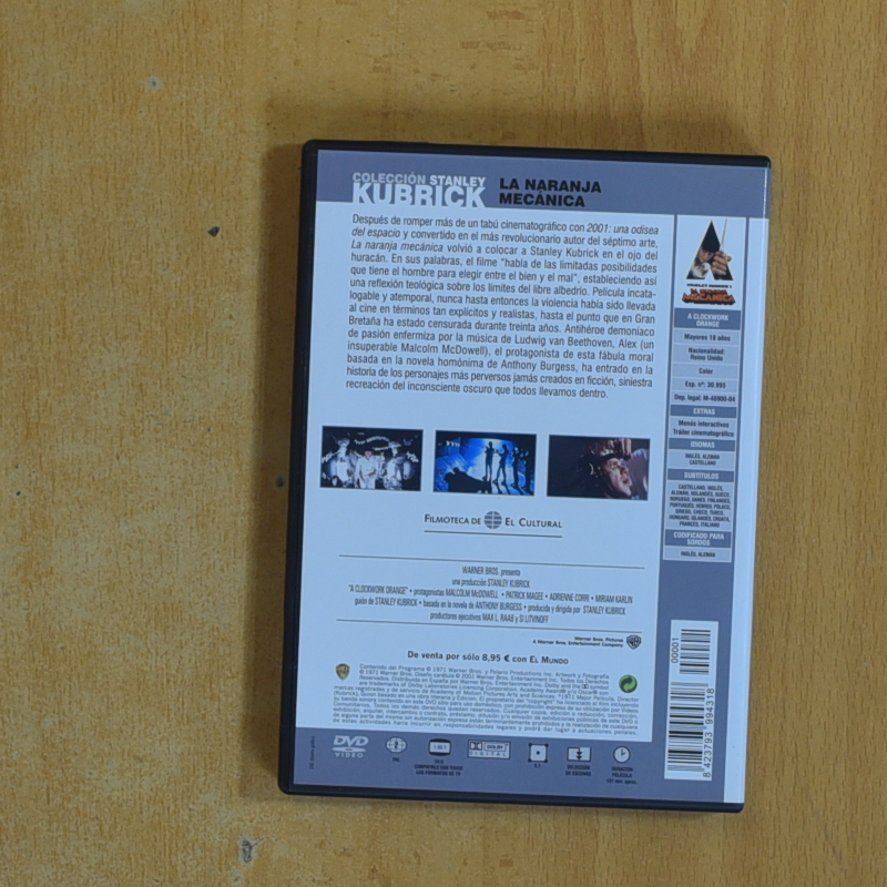LA NARANJA MECANICA - DVD - ¡Mira mis otros productos!