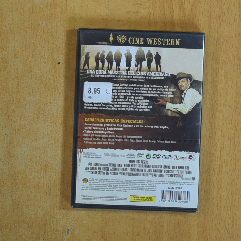 GRUPO SALVAJE - DVD - ¡Precios ajustados, revisa mi tienda!