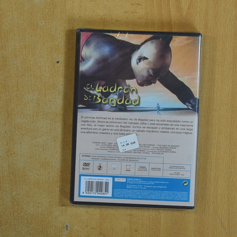 EL LADRON DE BAGDAD - DVD - Amplía tu colección