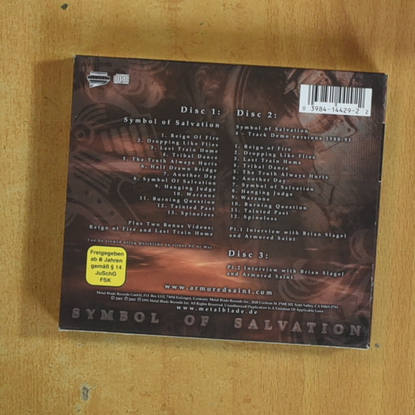 ARMORED SAINT - SYMBOL OF SALVATION - CD